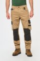 Werkbroek WK Tweekleurige WK742  Camel-Zwart